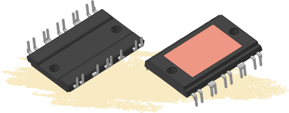 Ultra-low inductance power modules MG074